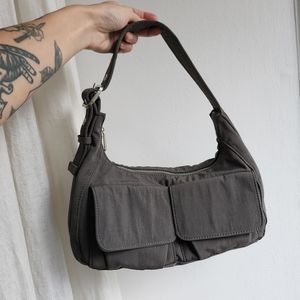 Zara Cargo Pocket Bag Gray